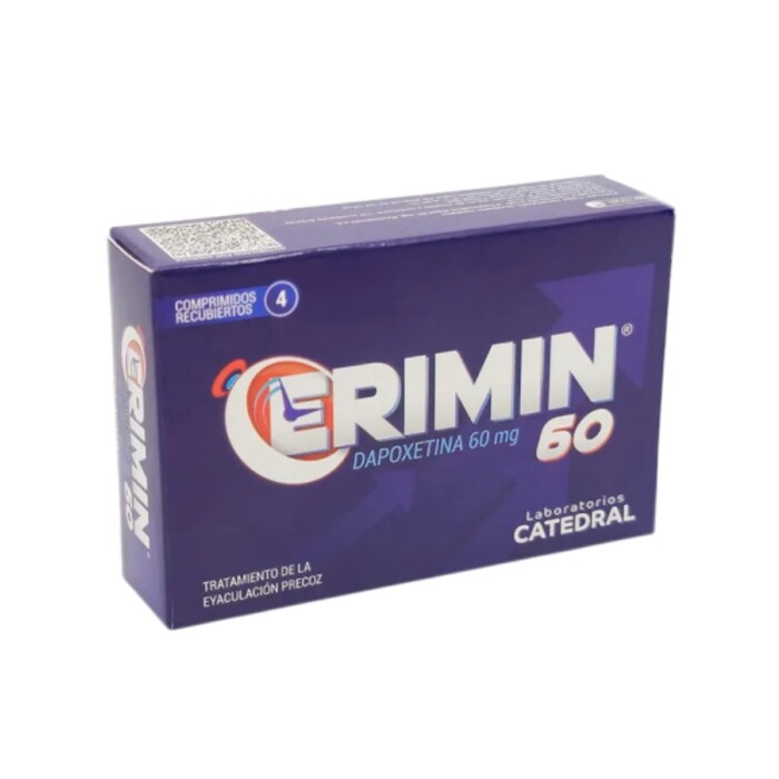 ERIMIN 60 MG. CJ X 4 COMP. REC. única