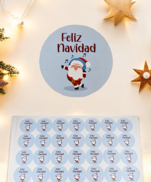 Stickers navidad placha DISEÑO 6