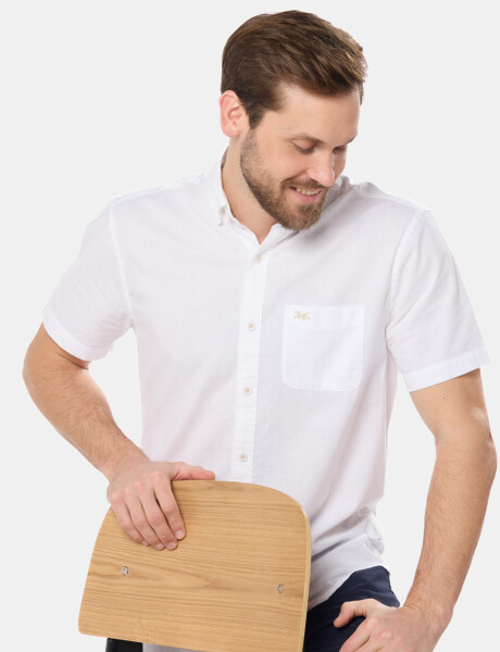 CAMISA DE LINO Blanco
