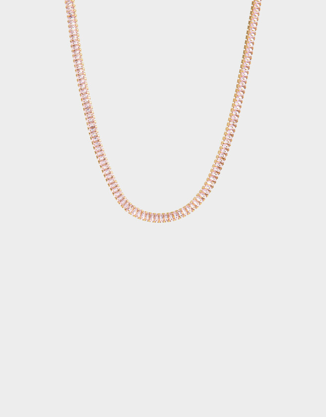 Collares Cortos Premium Gold Collar Corto Bañado En Oro - Dorado