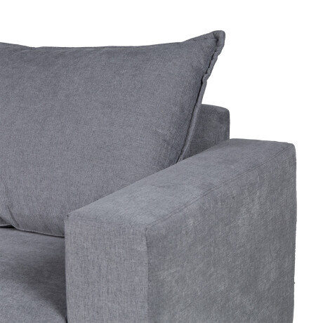 Sofá Oregon - Tela Microfibra - 3 cuerpos AA-13 (Gris)
