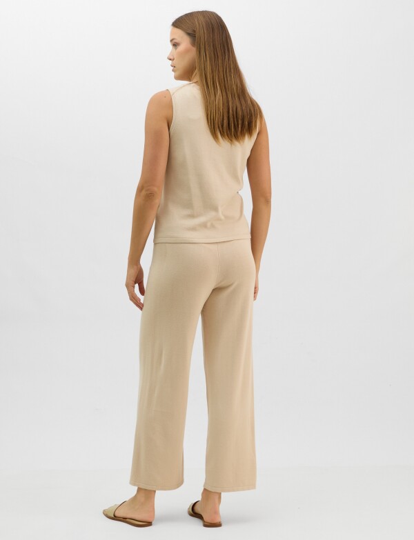 Musculosa Tejida BEIGE