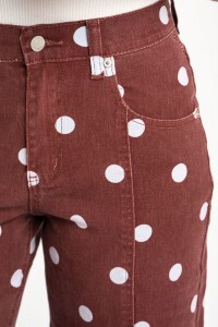 Jean Print Lunares Rojo
