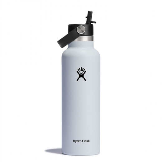 Botella Hydro Flask 21 Oz Standard Flex Straw Cap Blanco Botella Hydro Flask 21 Oz Standard Flex Straw Cap Blanco