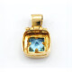 Colgante oro 18K y topacio Colgante oro 18K y topacio