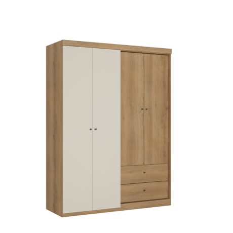 Armario Prisma Capuccino/Off White 5781 4 Puertas / 2 Cajones Armario Prisma Capuccino/Off White 5781 4 Puertas / 2 Cajones