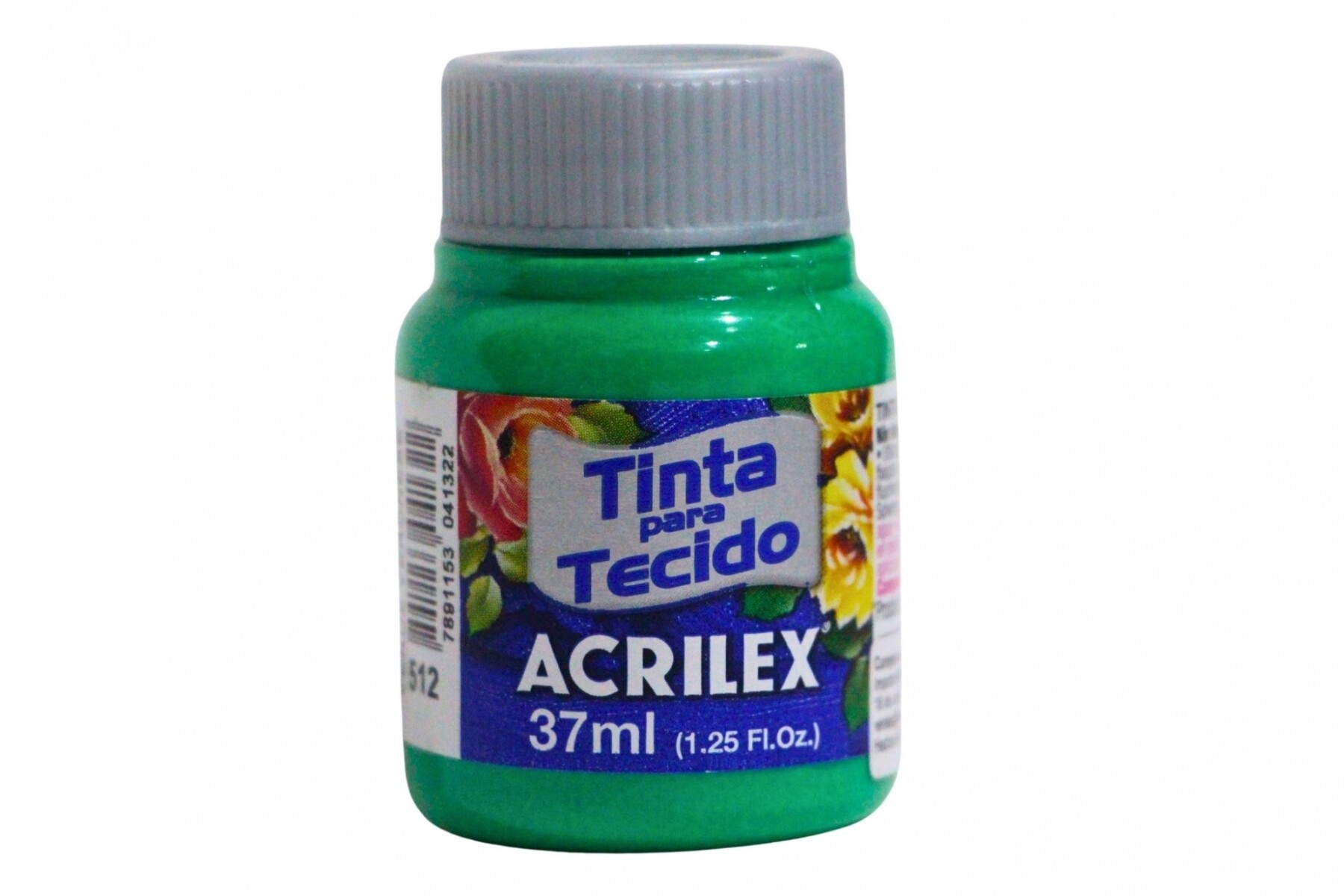 PINTURA PARA TELA 37 ML ACRILEX COLOR VERDE VERONESE 512 