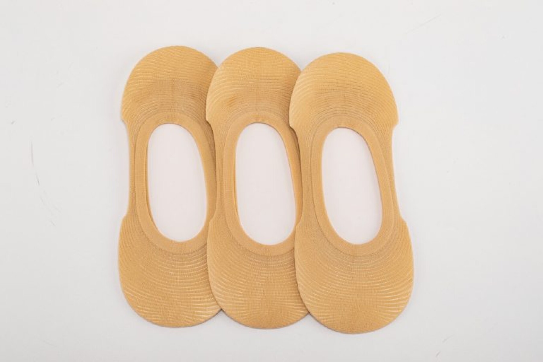 MEDIAS NO SHOW PARA MUJER (3 PARES / COLOR DE PIEL 