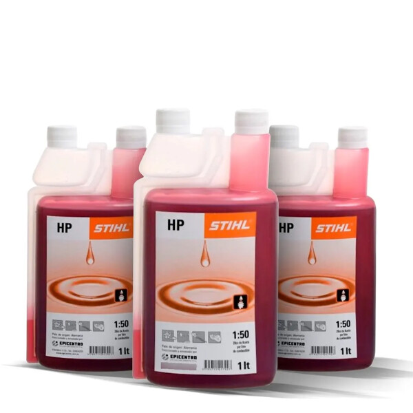 Pack X3 Aceite Stihl 2t Para Mezcla Con Combustible 3l PK ACEITE STIHL 1LT X3 UNIDADES