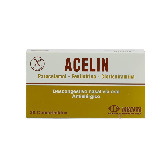 ACELIN CJ X 20 COMPRIMIDOS única