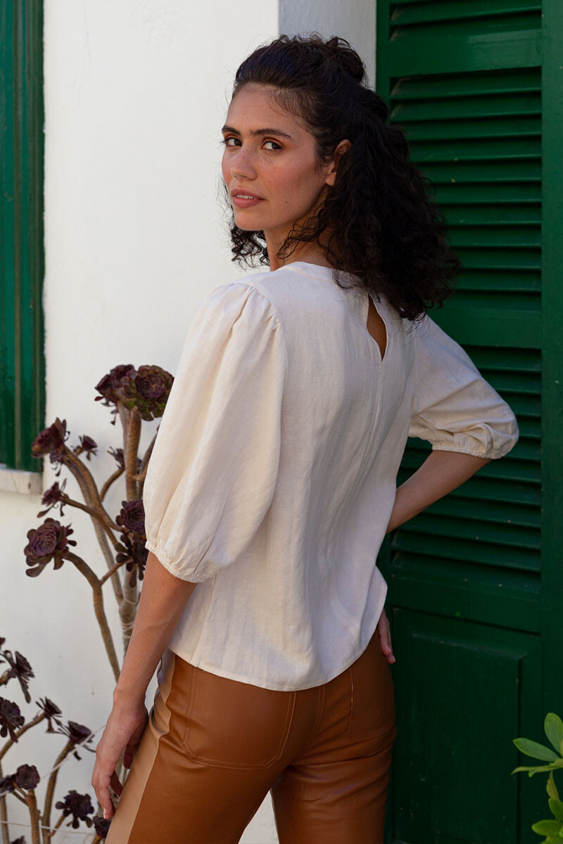 Blusa Delmas Beige