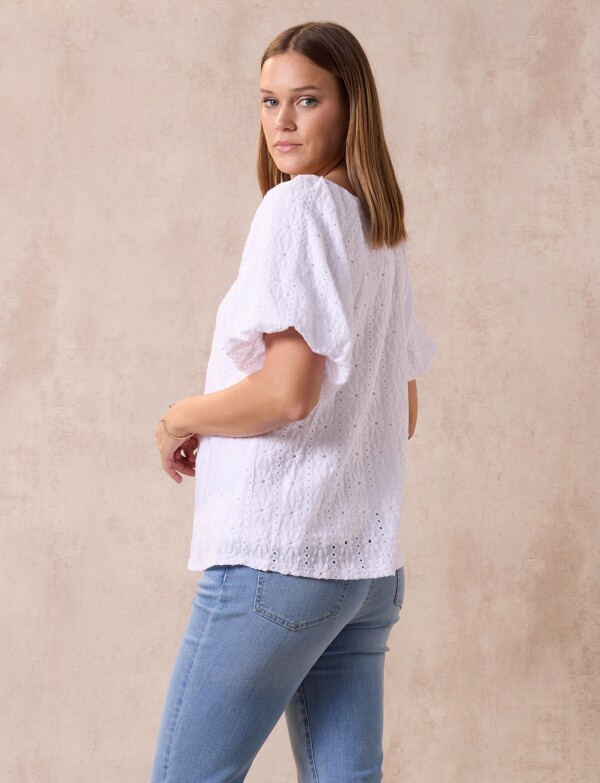 Blusa Broderie BLANCO
