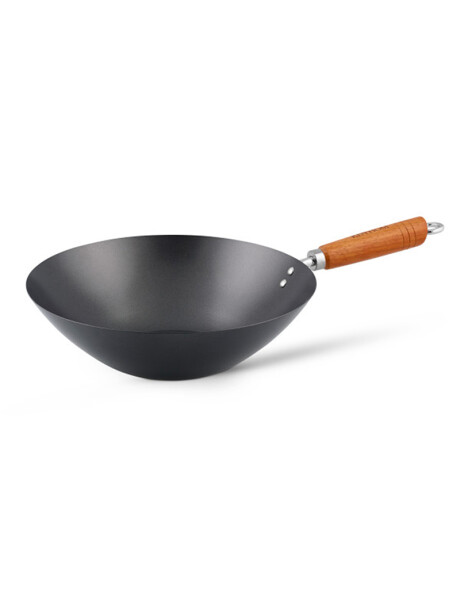 WOK ACERO ANTIHADERENTE D31CM MANGO MADERA KEN HOM WOK ACERO ANTIHADERENTE D31CM MANGO MADERA KEN HOM