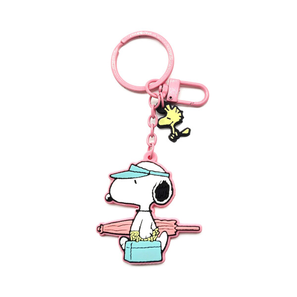 Llavero hobbie Snoopy rosa
