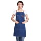 Delantal Unisex y Ajustable Para Chef Estudio Cocina Mesero Azul