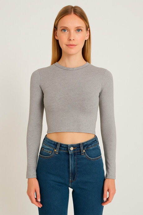 Tops Consilina Gris Melange Medio
