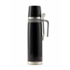 Termo Comet tapa mate Capri 1 Lt + bombilla Negro Metal