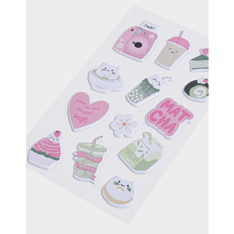 Plancha De Stickers Combinacion Multicolor