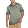 Remera Skechers Diamond Wash Dark Green