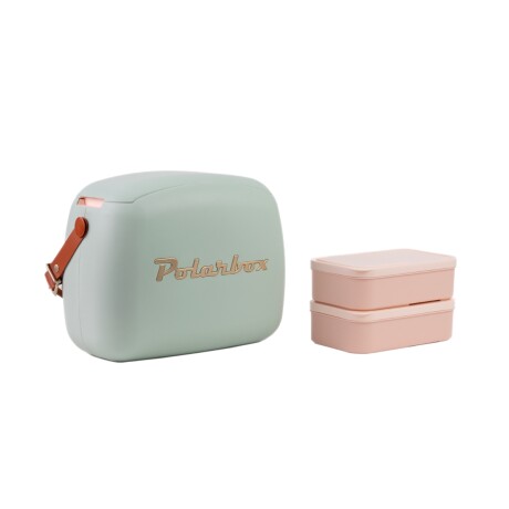 Lunchera Térmica Polarbox Pop 6 Litros VERDE-DORADO