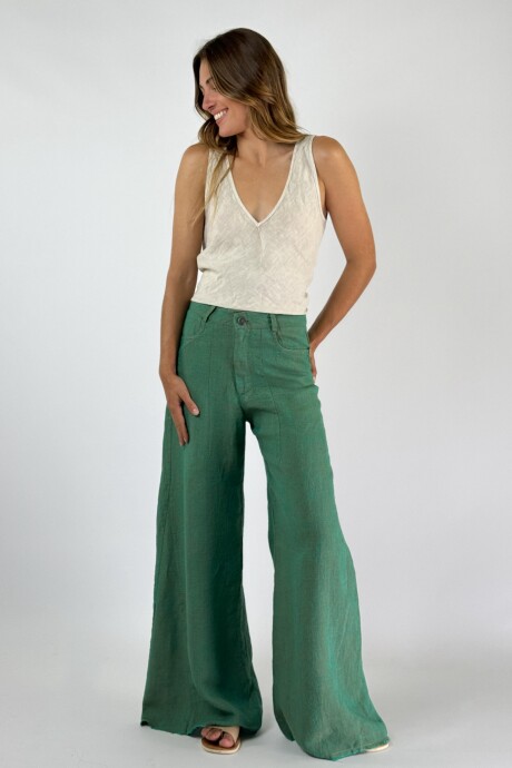 PANTALON JACINTO NEW LINO Verde