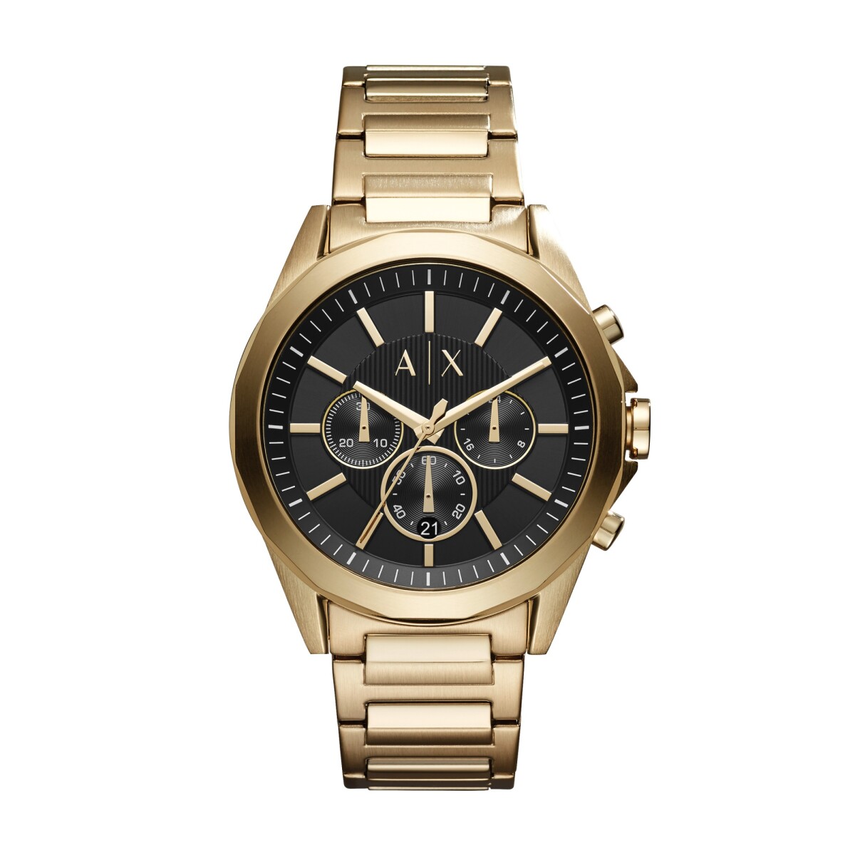 Reloj ARMANI AX2611 en Acero Oro Esfera 44mm 