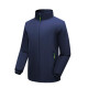 Campera Rompeviento e Impermeable Elastizada Unisex Azul