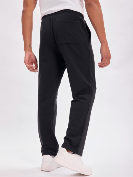 Pantalón deportivo recto Clasico Negro