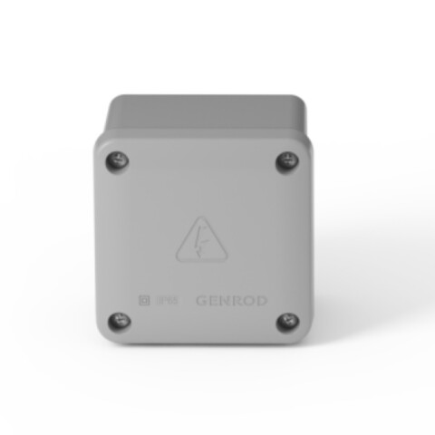 CAJA DE PASO IP65 115x165x65 GRIS GENROD CAJA DE PASO IP65 115x165x65 GRIS GENROD