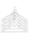 Perchas HELMUT L45cm 5 unidades blanco Perchas HELMUT L45cm 5 unidades blanco