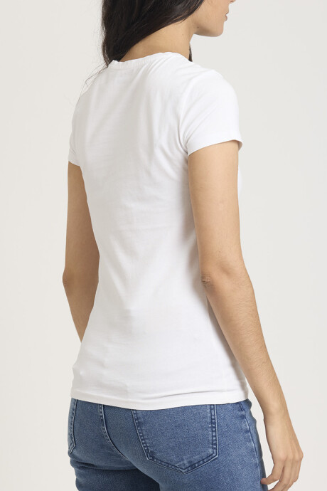 T-SHIRT MALEA REV Blanco