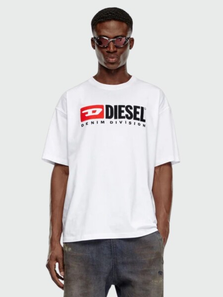 DIESEL - Remera T-Boxt-Div Blanco