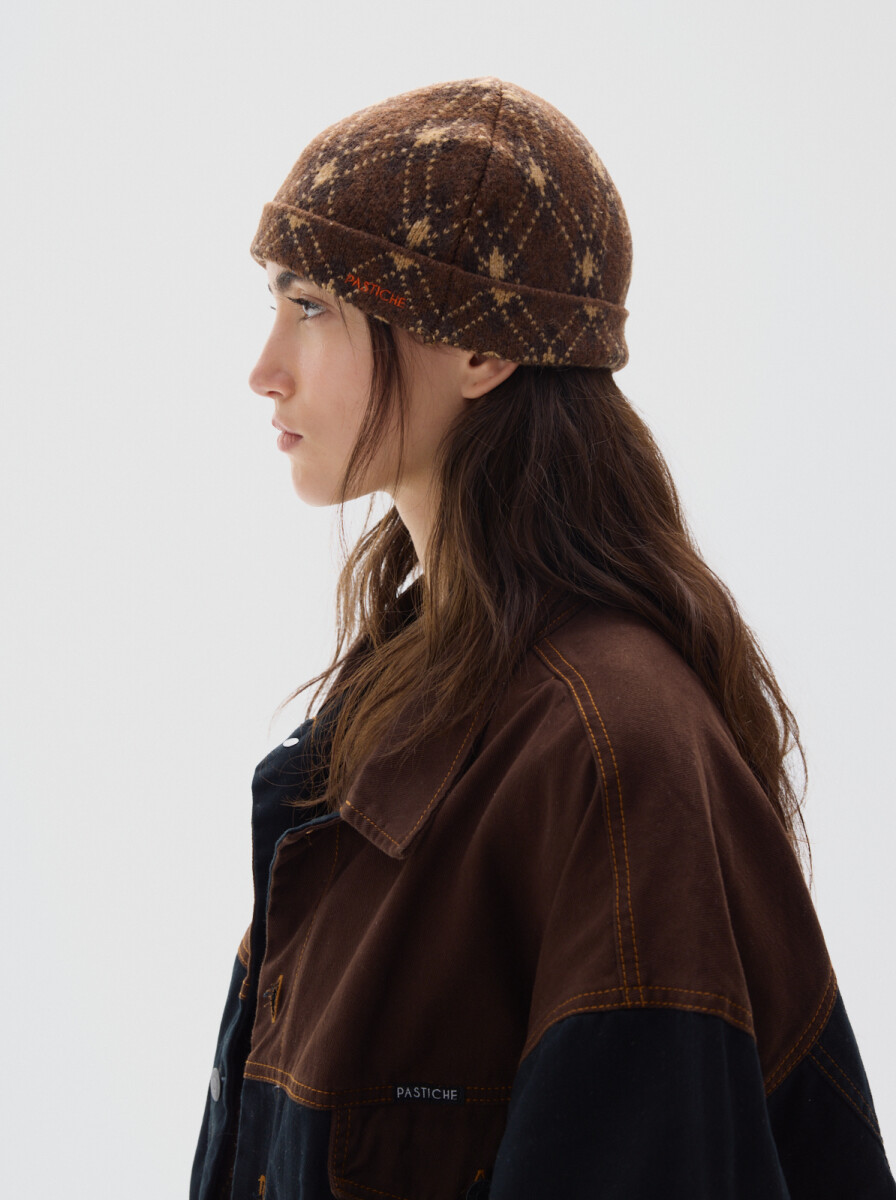 Beanie Statement - Brown 