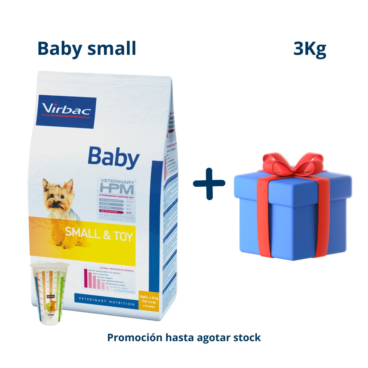 Hpm Cachorro Perro Pequeño & Mini 3kg 