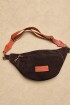 Leather Fanny Pack Gamuza Chocolate Oscuro