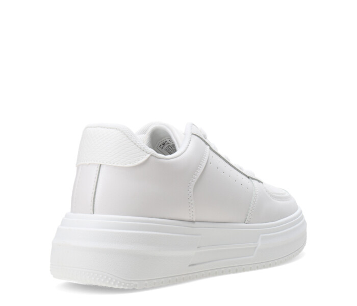 Championes de Mujer Miss Carol GAIGNON acordonado Blanco