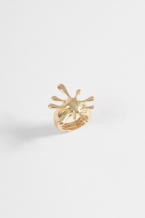 Anillo spot elastizado dorado