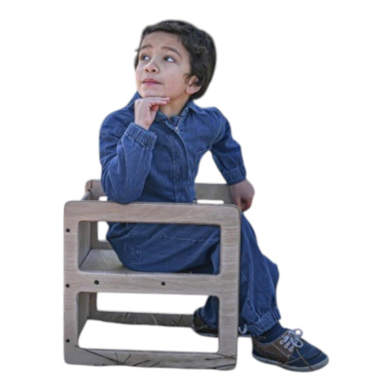 Silla o Mesa Evolutiva Pikler en Madera RustiKids Silla o Mesa Evolutiva Pikler en Madera RustiKids