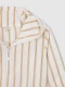 Camisa Rayas Con Capucha Blanco