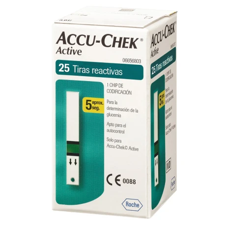 Accu-Chek Active Tiras x 25 Accu-Chek Active Tiras x 25