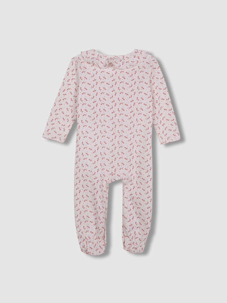 Pijama Estampado Florecitas Rosa