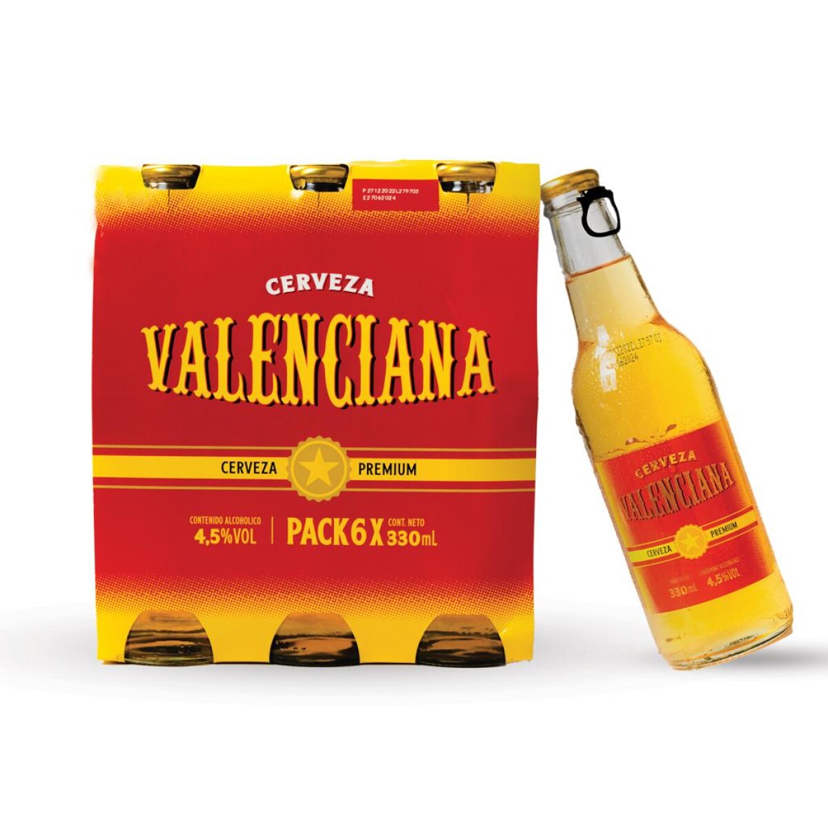 Pack X 6 Botellas Cerveza Valenciana 330 Ml 