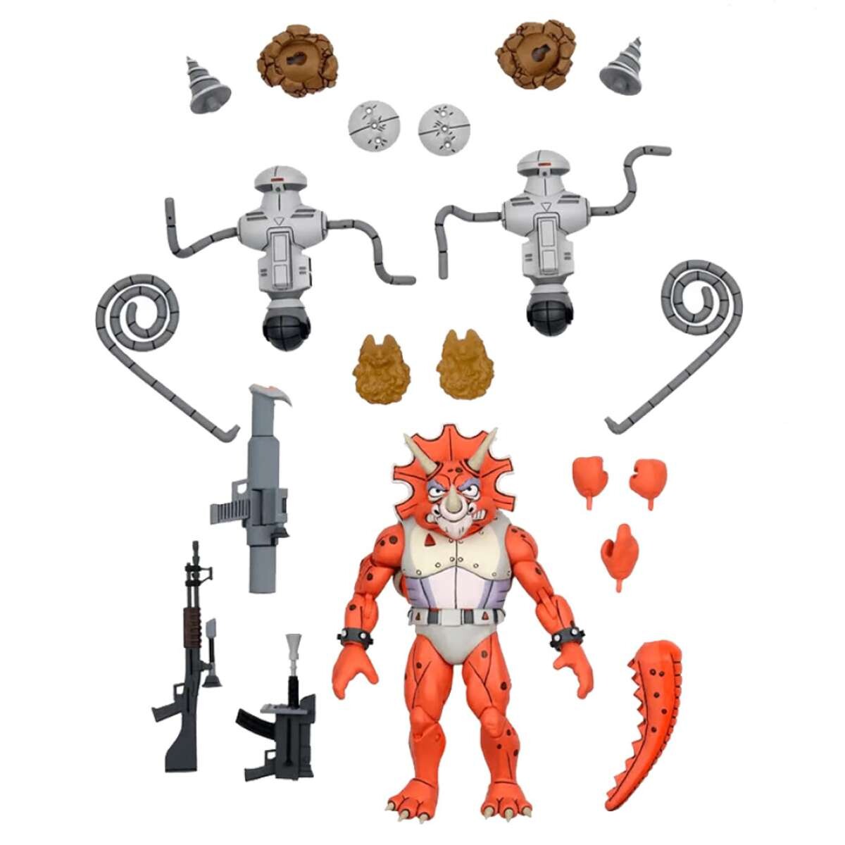 TMNT Triceraton Infantryman Roadkill Rodney 7 Scale Figure - Figura 