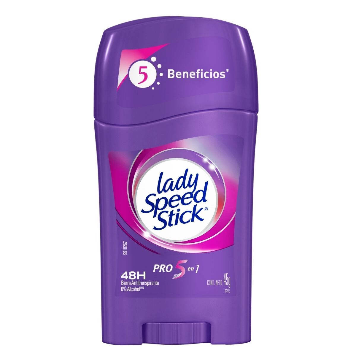 Desodorante Lady Speed Stick en Barra Pro 5EN1 45 GR 