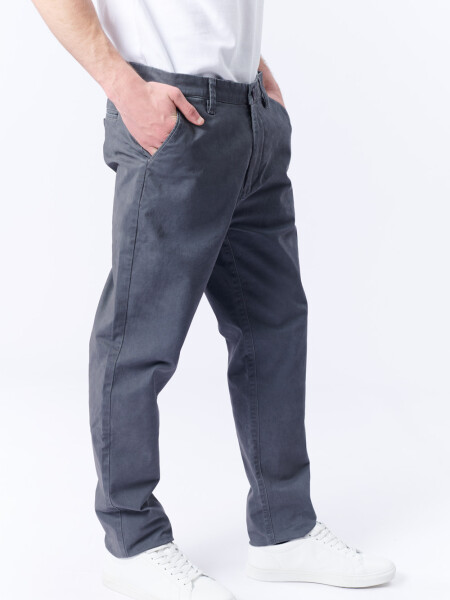Pantalón Chino Gris Oscuro