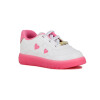 Molekinha Zapato Casual Infantil C/luces Blanco-rosa Claro