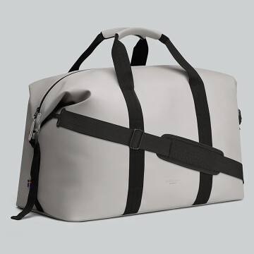 Bolso Deportivo Gastón Luga Weekender Impermeable Ajustable Color Gris