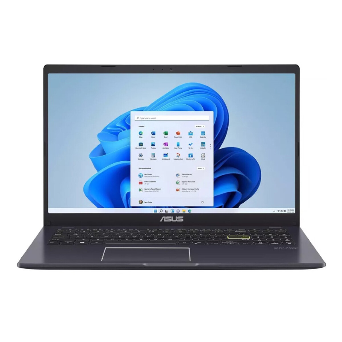 Notebook Asus L510 Ref. Intel Celeron N5030. RAM 4GB. Disco Sólido 128GB eMMC. Pantalla 15.6" Full HD. Win11 