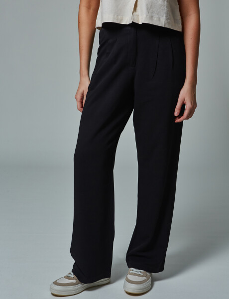 Pantalon pinzas negro