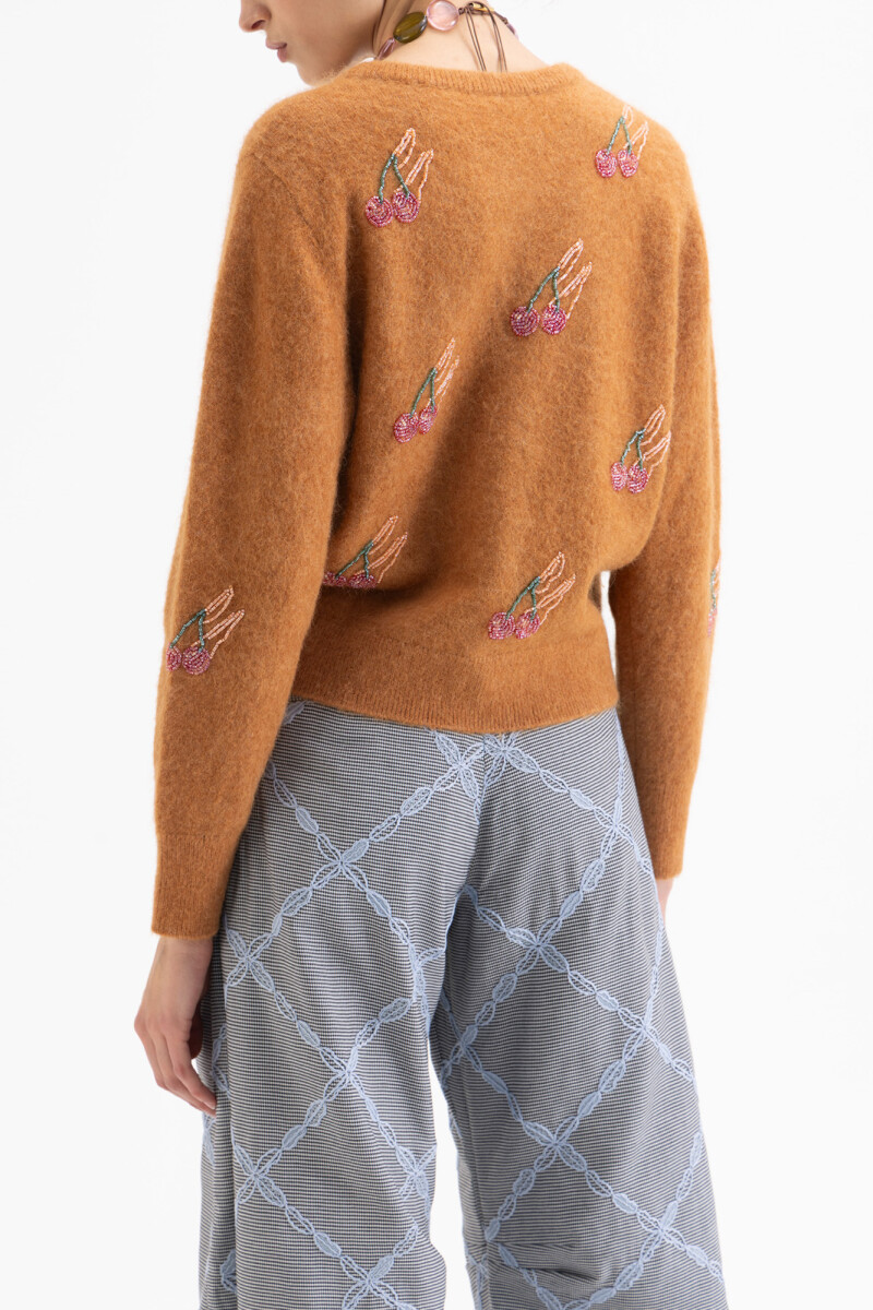 CARDIGAN CHERRY Chocolate